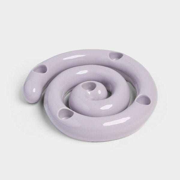 Klevering Scribble Lilac Candle Holder