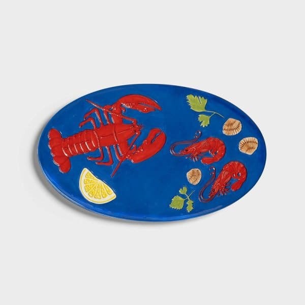 Klevering Dolomite Platter - De La Mer Lobster Design