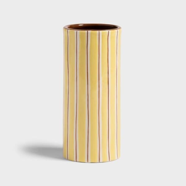 Klevering Ray Yellow Porcelain Vase