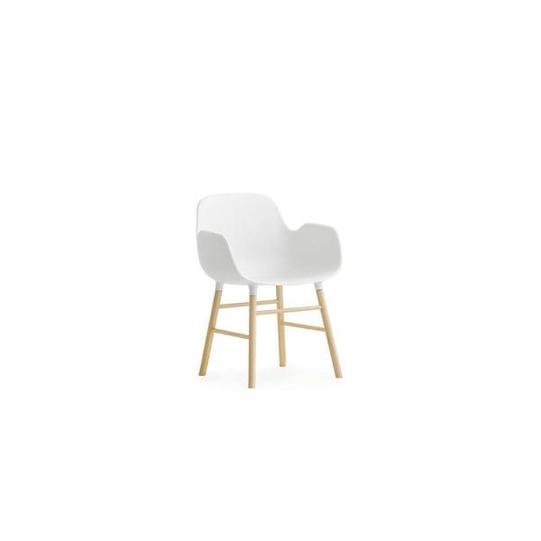 Normann White Form Armchair Miniature