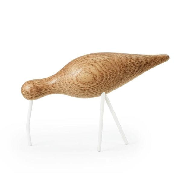Normann Oak/White Shorebird Decoration - L