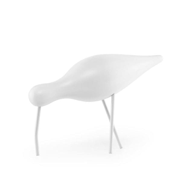 Normann White Shorebird Decoration - L