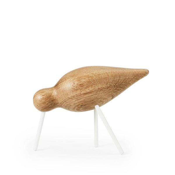 Normann Oak/White Shorebird Decoration – M