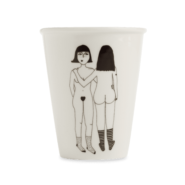 HelenB 4 Boobies Porcelain Cup