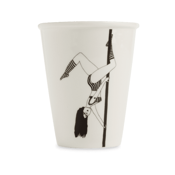HelenB Poledancer Porcelain Cup