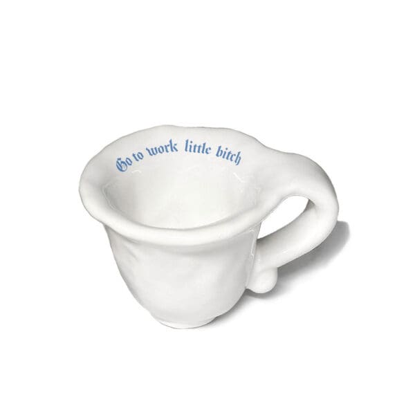 Incartato White Espresso Cup – Go To Work Little Bitch