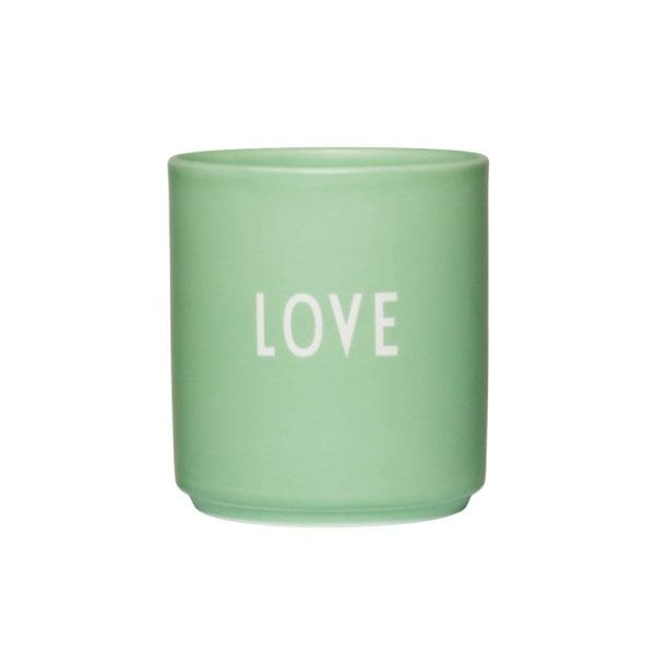 Design Letters VIP Favourite Love Turquoise Porcelain Cup