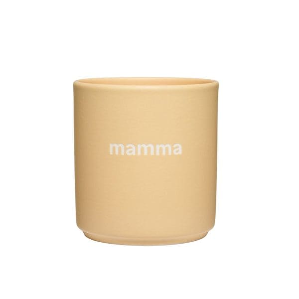 Design Letters VIP Favourite Mamma Beige Porcelain Cup