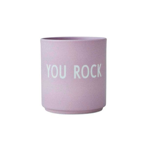 Design Letters Favourite You Rock Lavender Porcelain Cup